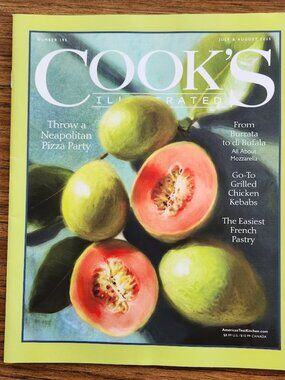 Cook's Illustrated Magazine July & August 2025 Issue #195 Cooking Recipe Book Re